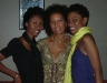 Francesca, Michèle et Temar          