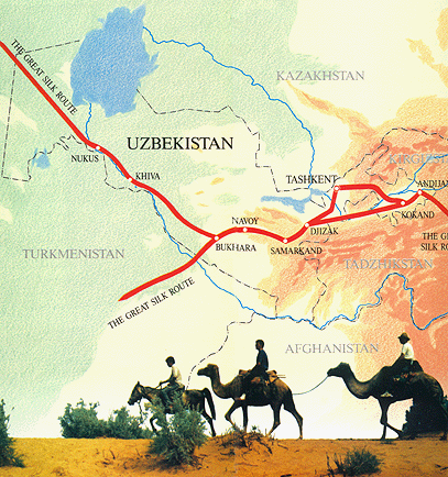 silk road caravans