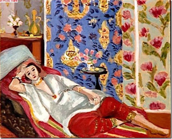 matisse: odalisque rouge